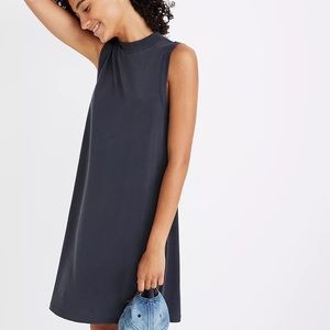 Madewell Dark grey mock neck dress